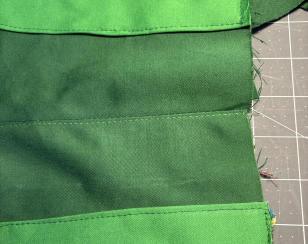 Top stitch the fly seam