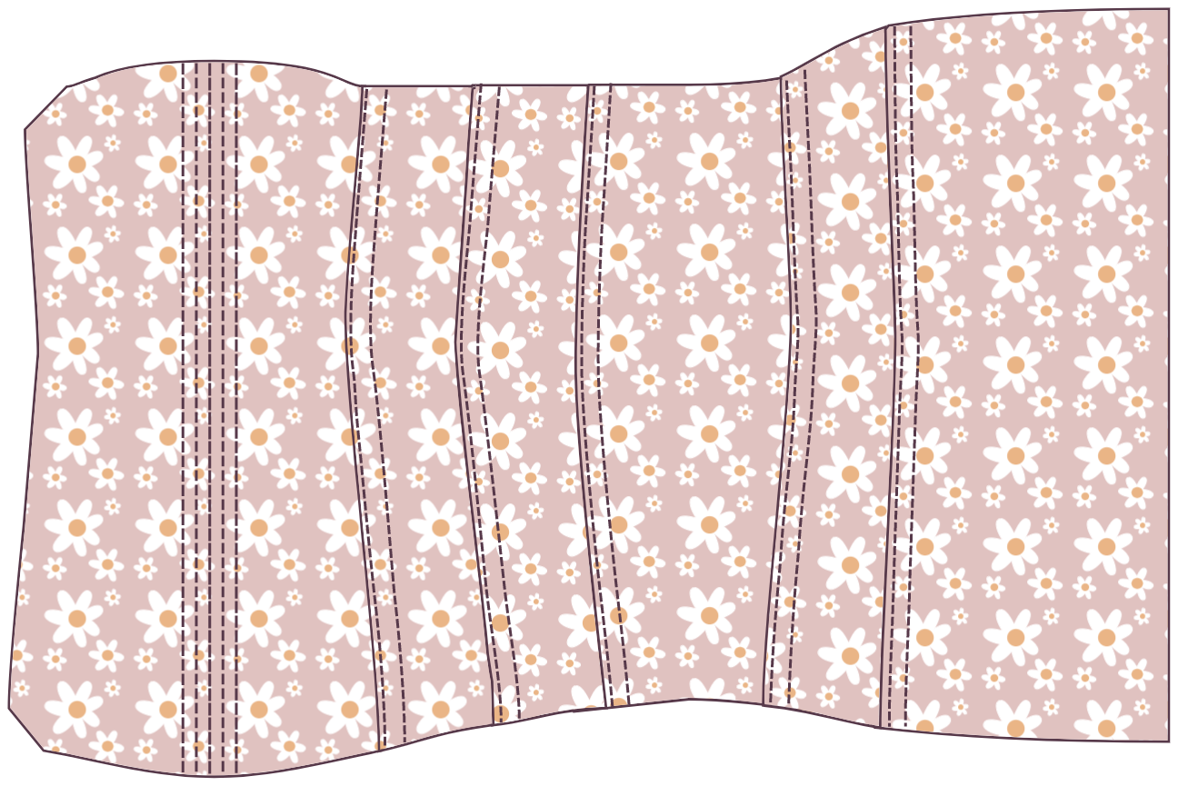 All panels on one side