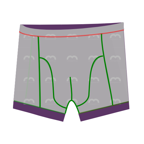 Attach elastic to waist